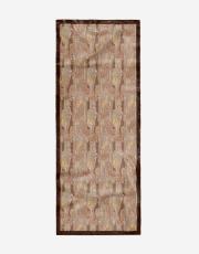 kahve şal desenli şal