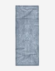 mavi sarmaşık desenli şal