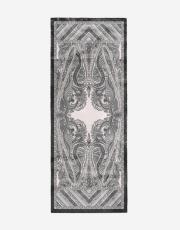 gri zena desenli şal