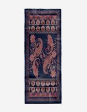 lacivert lena desenli şal