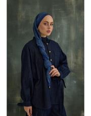 lacivert lilyum desen  2