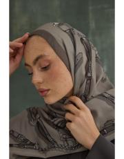 koyu vizon aurora kemerli desen