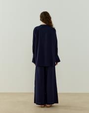 lacivert melanj keten takım 4