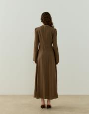 tarçın monoly keten elbise 4