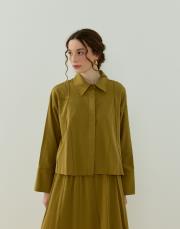 yağ yeşili nervürlü keten takım 4