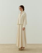 natürel nervürlü keten takım 4