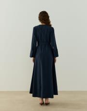 lacivert lara keten elbise 3