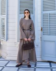 vizon alina monovizolin elbise