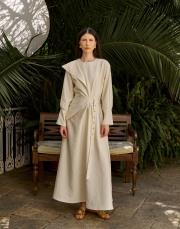 taş tiana çıt çıt kemerli elbise