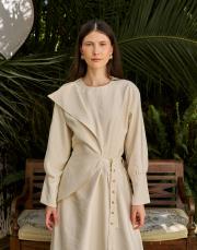 taş tiana çıt çıt kemerli elbise 3