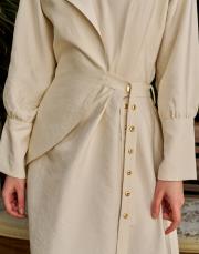 taş tiana çıt çıt kemerli elbise 4