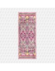 toz pembe elena desenli floş viskon şal 2