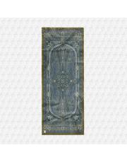 yağ yeşili tiana desenli floş viskon şal 3