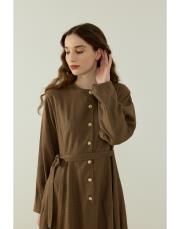 kahve sawana elbise 3