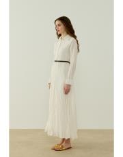 ekru crush vual elbise 2