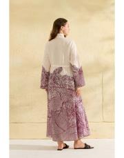 bordo rena desenli elbise 3