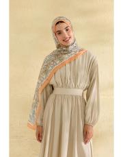 turuncu sirius desenli şal 2