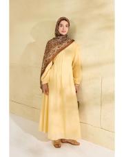 kahve sirius desenli şal 2