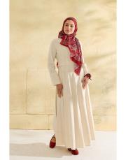 kırmızı sirius desenli şal