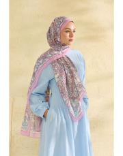 krem sirius desenli şal 3