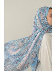 mavi luna desenli şal 3