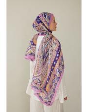 mor luna desenli şal 3