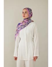 mor luna desenli şal 4