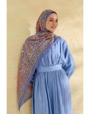 pembe elora desenli şal 4