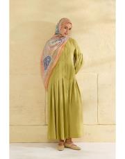 turuncu eva desenli şal 4