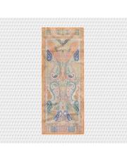 turuncu eva desenli şal 5