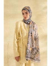 hardal flora desenli şal