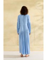 mavi alisa tensel elbise 3