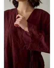 bordo lulu kraşlı takım 3