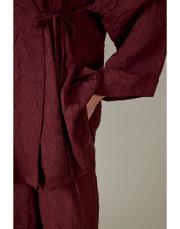 bordo lulu kraşlı takım 4