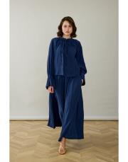 lacivert rosa etekli takım