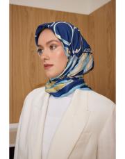 1801 lacivert  fera twill eşarp