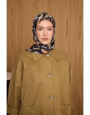 1902 siyah-gold zela twill eşarp 3