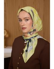 1903 fıstık yeşil zela twill eşarp