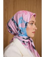 1904 pembe zela twill eşarp 4