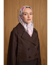 2001 pembe  açelya twill eşarp