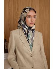 2004 haki  açelya twill eşarp 2