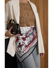 2203 kırmızı  windy twill eşarp 3