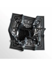 2205 siyah gri windy twill eşarp 5