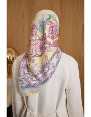 3102 sarı  alba twill eşarp 3