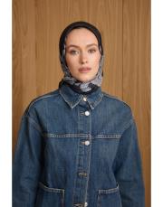 3501 siyah vita twill eşarp 3