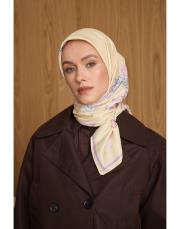 3503 sarı vita twill eşarp