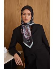 3504 yeşil vita twill eşarp 3