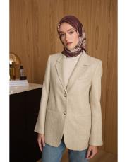 3506 kahve  vita twill eşarp