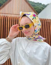 sarı mısra eşarp 2