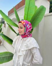 fuşya mısra eşarp 2